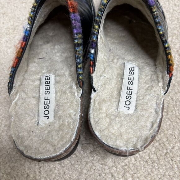 Josef Seibel Women’s Size 38 US 7.5 Mile Clog Catalonia 59 Leather Black - Picture 7 of 10